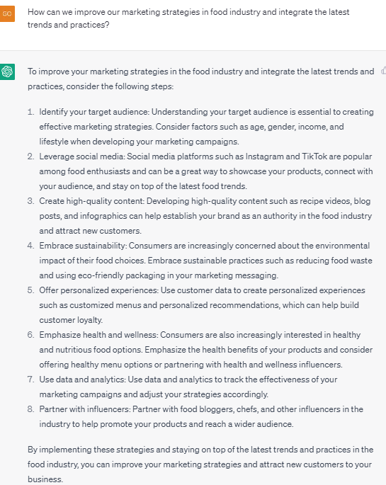 Analyzing Your Competition Examples