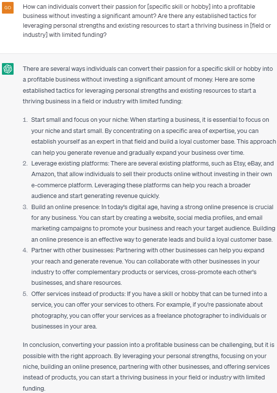Business Ideas without Funding Examples