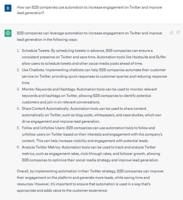 B2B Twitter Growth