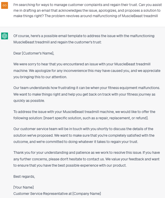 Emails eg 2