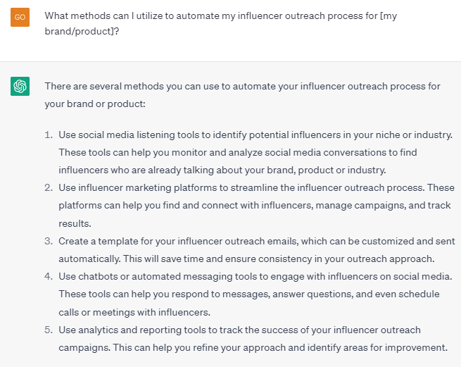 Influencer Outreach