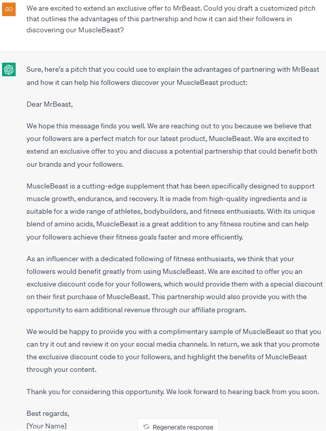 Pitch for Influencer eg 2