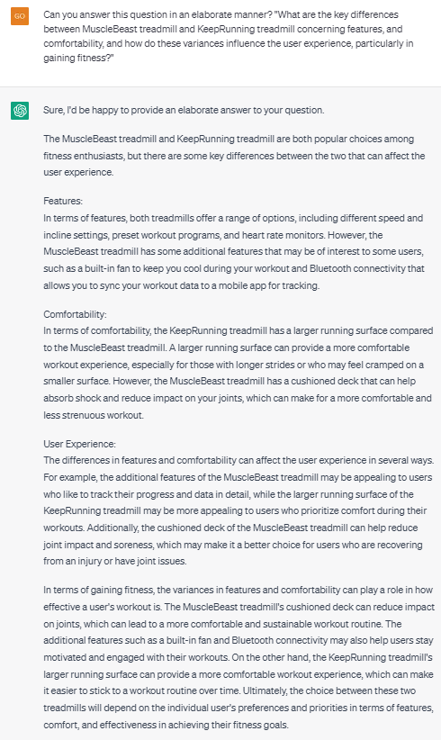 Product Advice Content