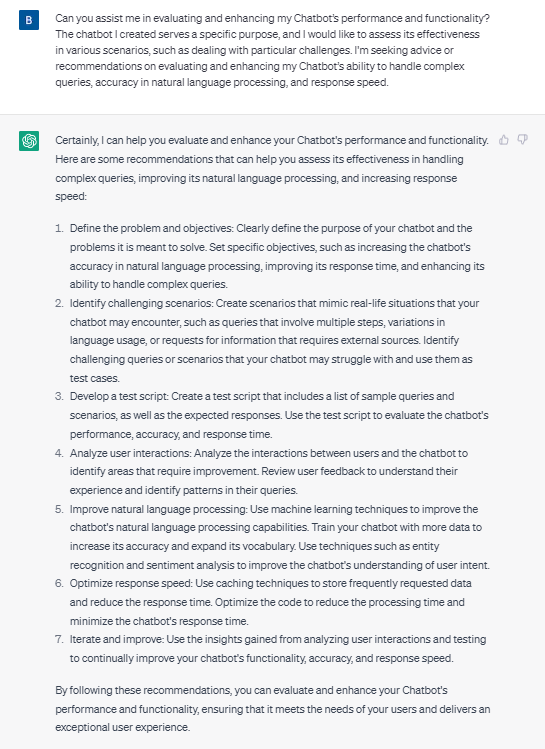 Testing with ChatGPT