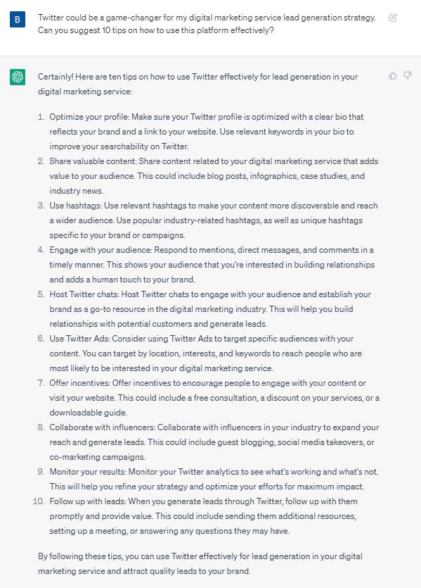 Transform Twitter Strategy 2